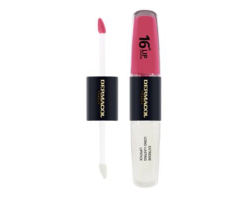 Dermacol Dlhotrvajúca dvojfázová farba na pery a lesk 16H Lip Colour (Extreme Long-Lasting Lipstick) 4 + 4 ml 6