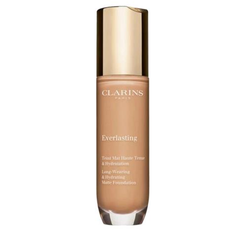 Clarins Dlhotrvajúci hydratačný make-up s matným efektom Everlasting (Long-Wearing & Hydrating Matte Foundation) 30 ml 114N