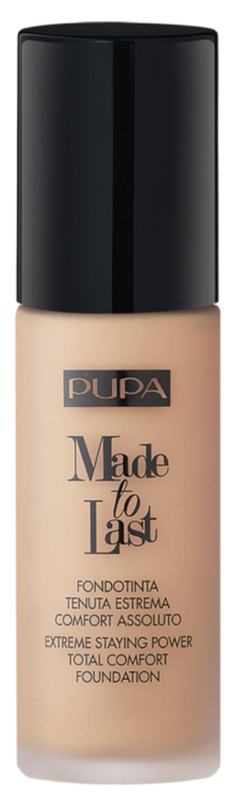 PUPA Milano Dlhotrvajúci tekutý make-up SPF 10 Made To Last (Total Comfort Foundation) 30 ml 040 Medium Beige