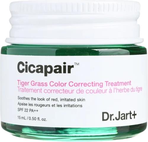 Dr. Jart+ Pleťový krém proti začervenaniu Cicapair SPF 22 (Tiger Grass Color Correcting Treatment) 15 ml