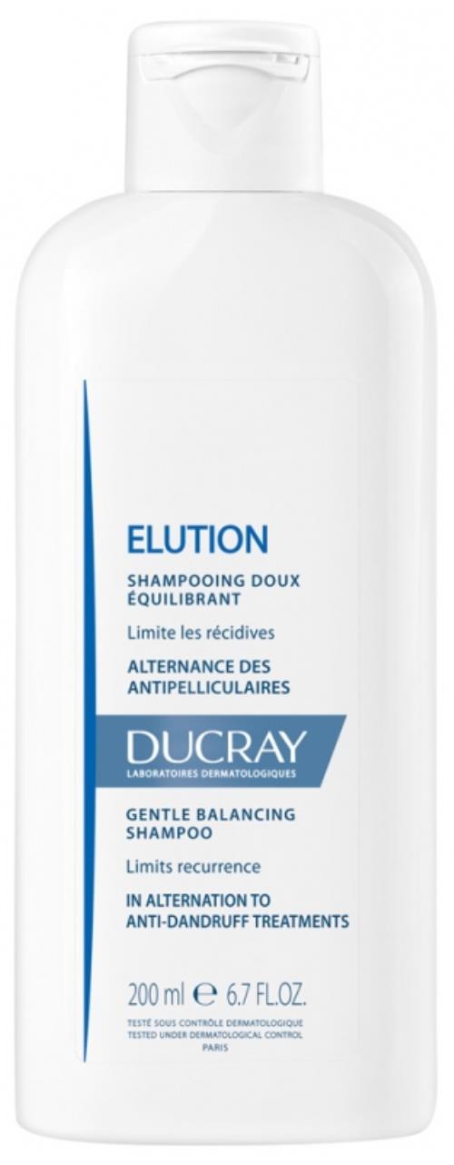 Ducray Šampón na obnovenie rovnováhy vlasovej pokožky Elution (Gentle Balancing Shampoo) 200 ml