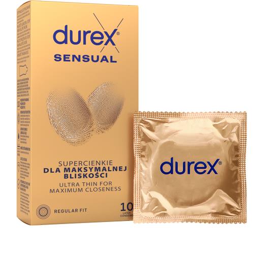 Durex Kondómy Sensual Regular Fit 10 ks
