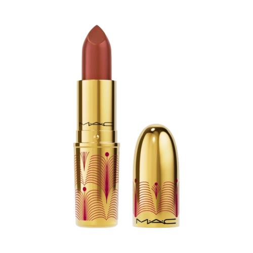 MAC Cosmetics Rúž Gift of Gold (Frost Lipstick) 3 g Brushed In Bronze