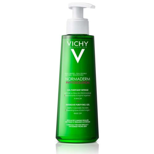Vichy Hĺbkovo čistiaci gél proti nedokonalostiam aknóznej pleti Normaderm Phytosolution (Intensive Purifying Gel) 200 ml