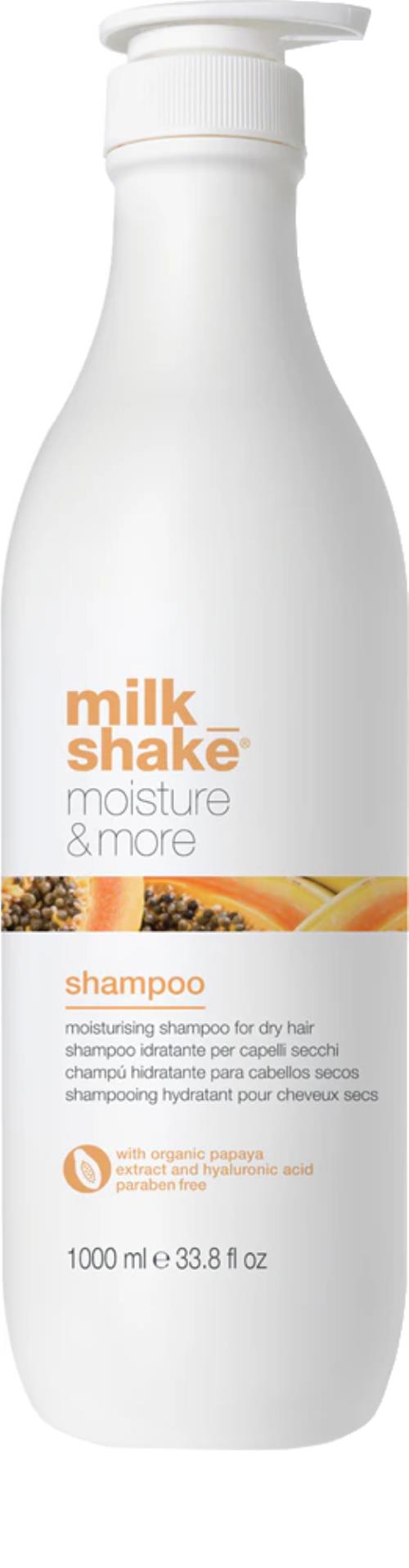 Milk Shake Hydratačný šampón pre suché vlasy Moisture & More (Shampoo) 1000 ml
