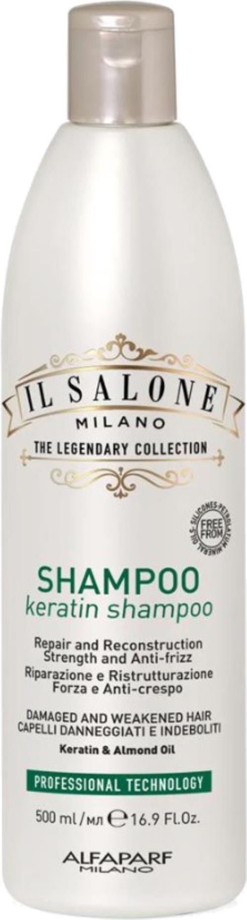 Alfaparf Milano Šampón s keratínom pre slabé a poškodené vlasy (Keratín Shampoo) 500 ml