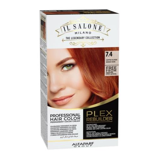 Alfaparf Milano Permanentná farba na vlasy Plex Rebuilder (Permanent Color Cream) 7.4
