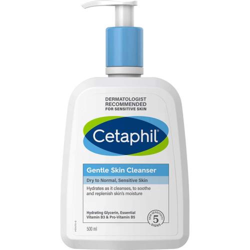 Cetaphil Jemná čistiaca emulzia (Gentle Skin Cleanser) 500 ml