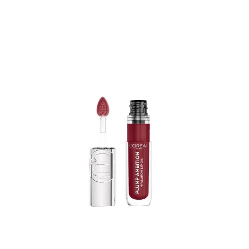 L'Oréal Paris Hydratačný lesk na pery Plump Ambition (Hyaluron Lip Oil) 5 ml 490 Berry Jolie