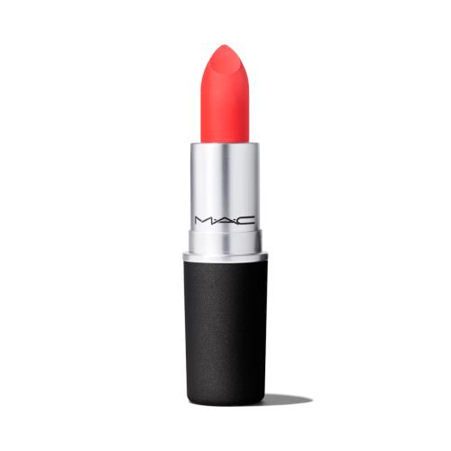 MAC Cosmetics Matný vyživujúci rúž Powder Kiss (Lipstick) 3 g Mandarin O
