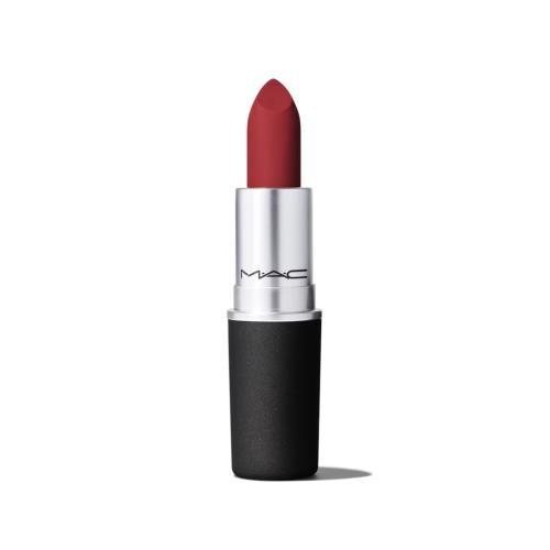 MAC Cosmetics Matný vyživujúci rúž Powder Kiss (Lipstick) 3 g Ruby New