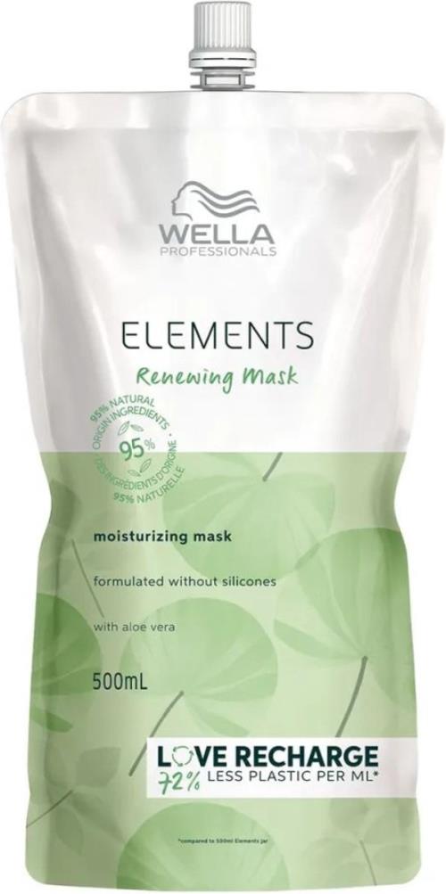 Wella Professionals Obnovujúca maska na vlasy Elements (Moisturizing Mask) 500 ml - náhradná náplň