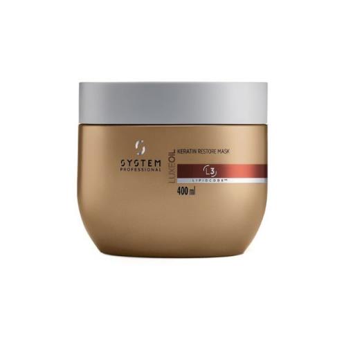 System Professional Obnovujúca maska s keratínom LuxeOil (Keratín Restore Mask) 400 ml