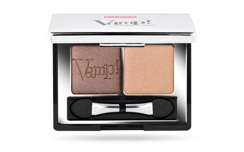 PUPA Milano Očné tiene Vamp! (Compact Duo Eyeshadow) 2,2 g 004 Bronze Amber