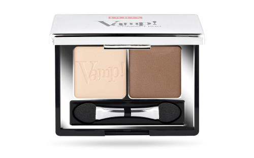 PUPA Milano Očné tiene Vamp! (Compact Duo Eyeshadow) 2,2 g 005 Milk Chocolate