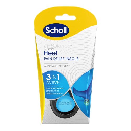 Scholl Ortopedické vložky do topánok In-Balance Heel (Pain Relief Insole) 1 pár Small