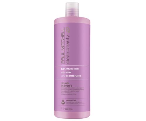 Paul Mitchell Šampón neutralizujúci žlté tóny Clean Beauty (Blonde Shampoo) 1000 ml
