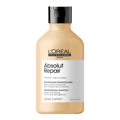 L'Oréal Professionnel Regeneračný šampón pre veľmi poškodené vlasy Serie Expert Absolut Repair Gold Quinoa + Protein (Instant Resurfacing Shampoo) 300 ml