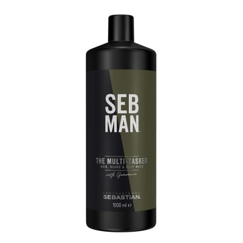 Sebastian Professional Šampón na vlasy, fúzy a telo SEB MAN The Multitasker (Hair, Beard & Body Wash) 1000 ml