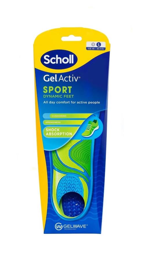 Scholl Gélové vložky do topánok GelActiv Sport (Insole) 1 pár Large