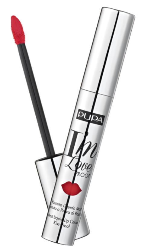 PUPA Milano Tekutý matný rúž I`m Loverproof (Matt Liquid Lip Colour) 2,7 ml 010 Fire Red