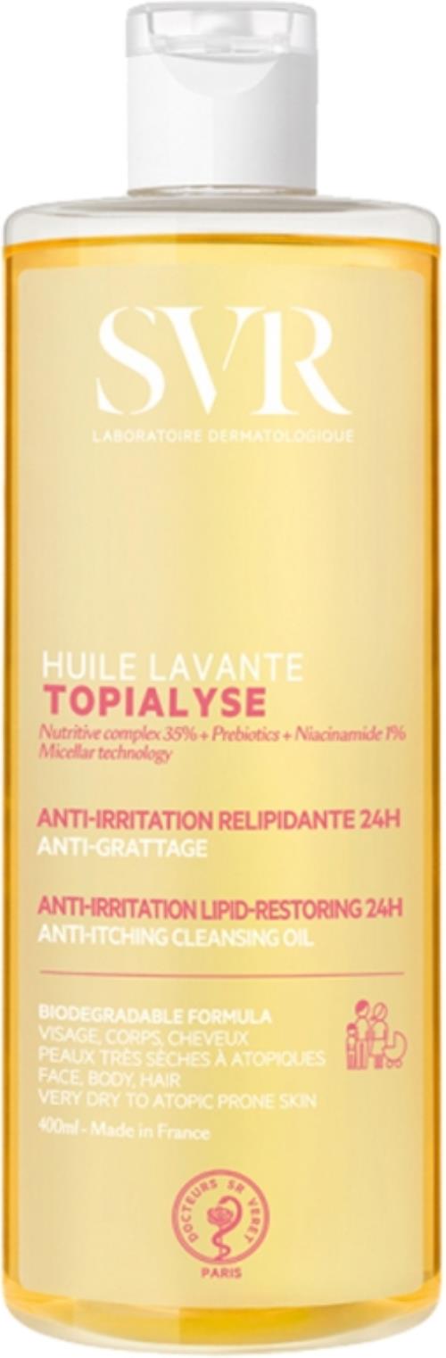 SVR Čistiaci olej bez obsahu mydla Topialyse (Cleansing Oil) 400 ml