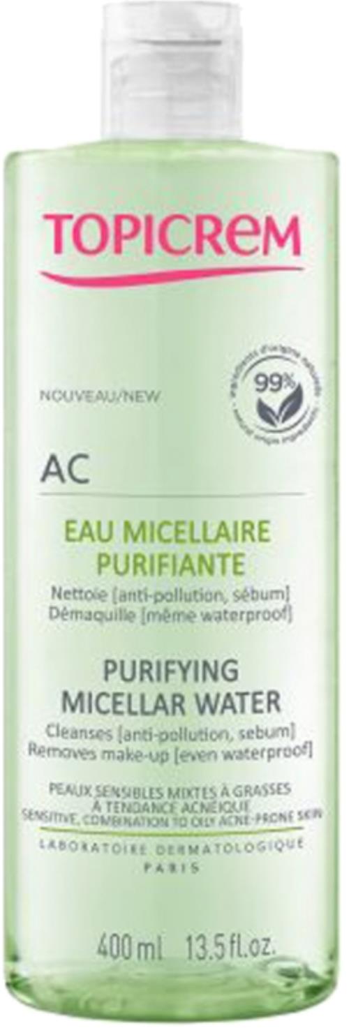 Topicrem Čistiaca micelárna voda AC (Purifying Micellar Water) 400 ml