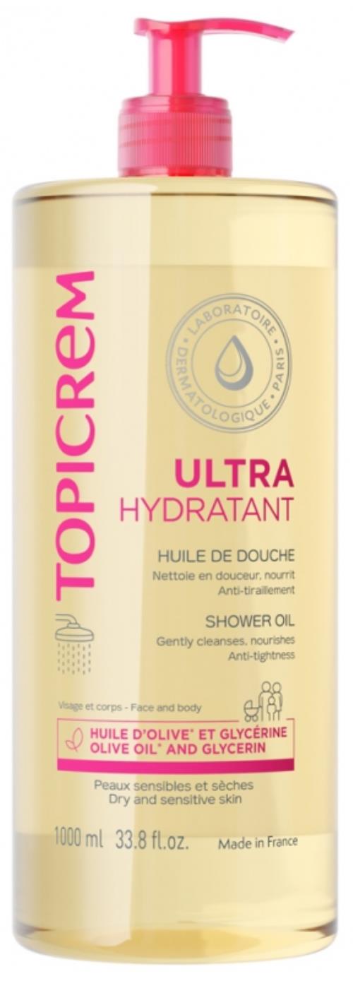 Topicrem Sprchový olej pre suchú a citlivú pokožku Ultra-Hydrating (Shower Oil) 1000 ml