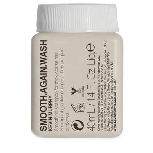 Kevin Murphy Uhladzujúci šampón pre nepoddajné a krepovaté vlasy Smooth.Again.Wash (Smoothing Shampoo) 40 ml