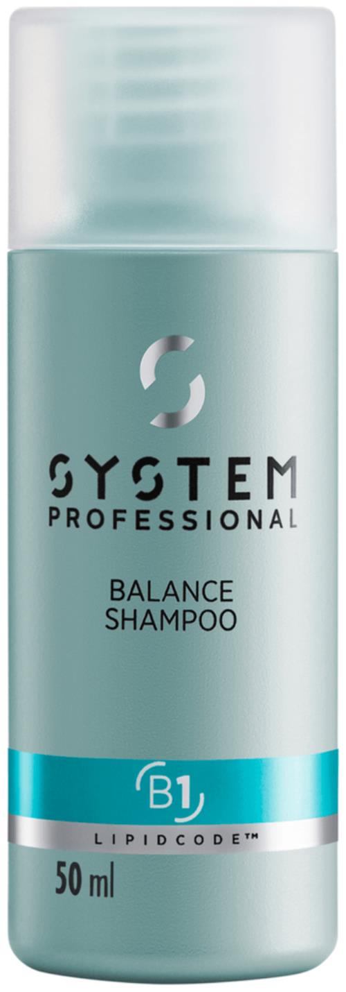 System Professional Upokojujúci šampón pre citlivú pokožku Balance (Shampoo) 50 ml