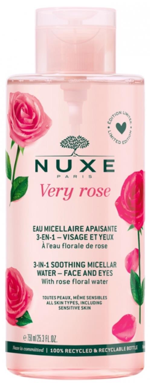 Nuxe Upokojujúca micelárna voda Very Rose (3-in1 Soothing Micellar Water) 750 ml