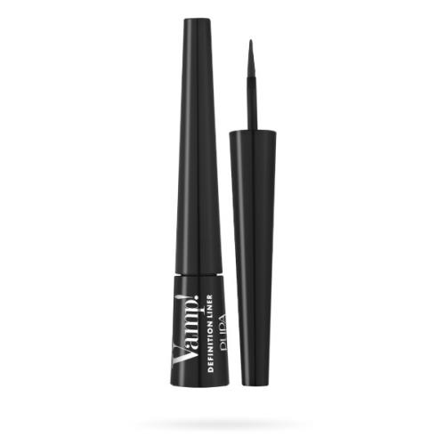 PUPA Milano Tekuté očné linky Vamp! (Definition Eyeliner) 2,5 ml 100 Extra Black