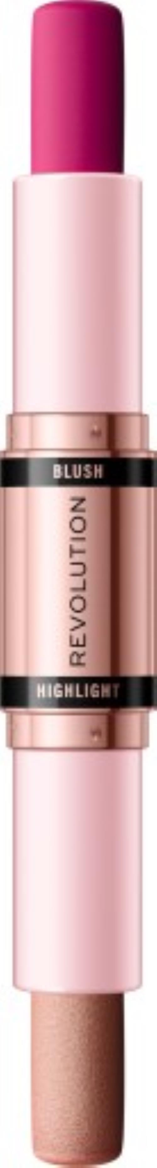 Revolution Tvárenka a rozjasňovač 2v1 (Blush & Highlight Stick) 8,6 g Mauve Glow