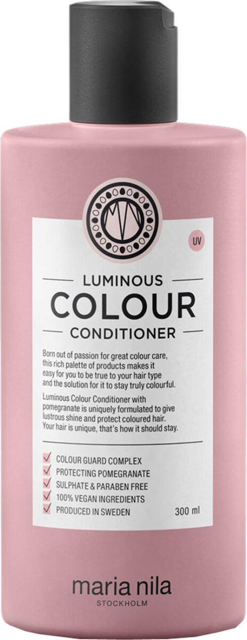 Maria Nila Rozjasňujúci a posilňujúci kondicionér pre farbené vlasy bez sulfátov a parabénov Luminous Colour (Conditioner) 300 ml