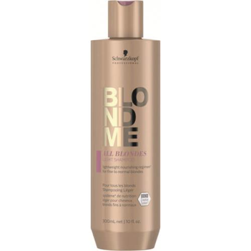Schwarzkopf Professional Vyživujúci šampón pre jemné a normálne blond vlasy Blondme All Blondes (Light Shampoo) 300 ml