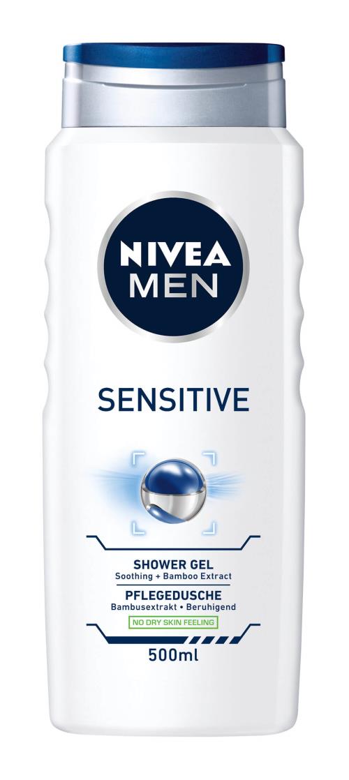 Nivea Sprchový gél pre mužov Sensitive 500 ml