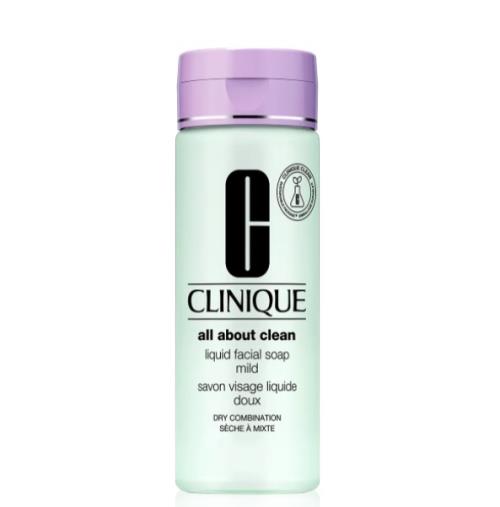 Clinique Tekuté čistiace mydlo na tvár pre suchú až zmiešanú pleť (Liquid Facial Soap Mild) 200 ml