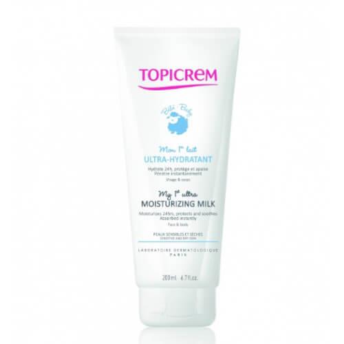 Topicrem Detské hydratačné telové mlieko pre citlivú a suchú pokožku BABY My 1st (Ultra-Moisturizing Milk) 200 ml