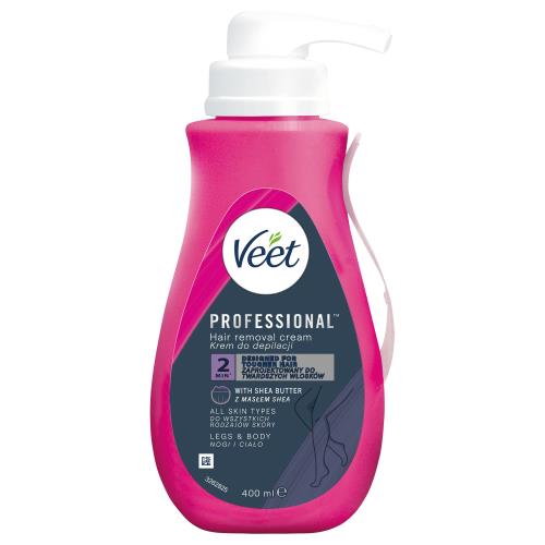 Veet Depilačný krém pre všetky typy pokožky Proffesional (Hair Removal Cream) 400 ml