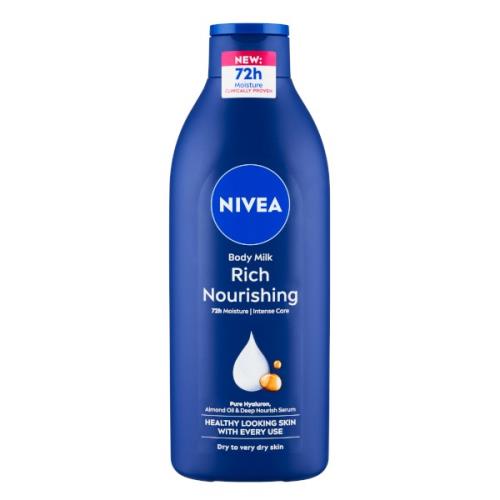 Nivea Výživné telové mlieko pre suchú až veľmi suchú pokožku (Body Milk) 400 ml