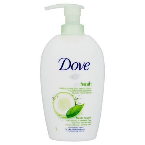 Dove Skrášľujúce krémové tekuté mydlo s vôňou uhorky a zeleného čaju Go Fresh (Fresh Touch) Náhradná náplň 500 ml