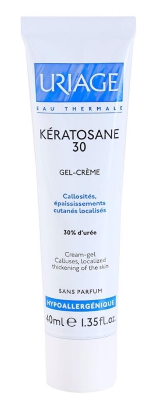 Uriage Zvláčňujúci gélový krém Kératosane 30 (Cream Gel) 75 ml