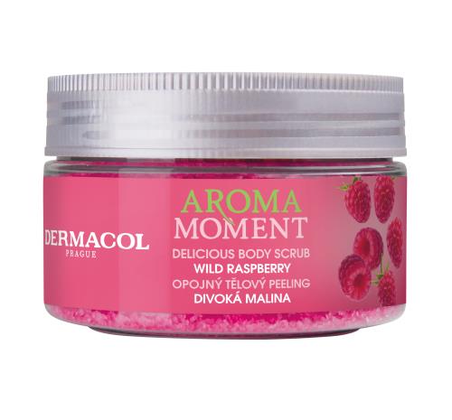 Dermacol Opojný telový peeling Aróma Moment Divoká malina (Delicious Body Scrub) 200 g