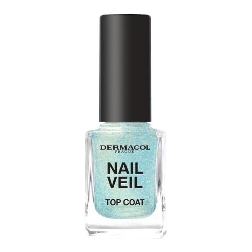 Dermacol Lak na nechty Sparkling Ocean Nail Veil (Top Coat) 11 ml