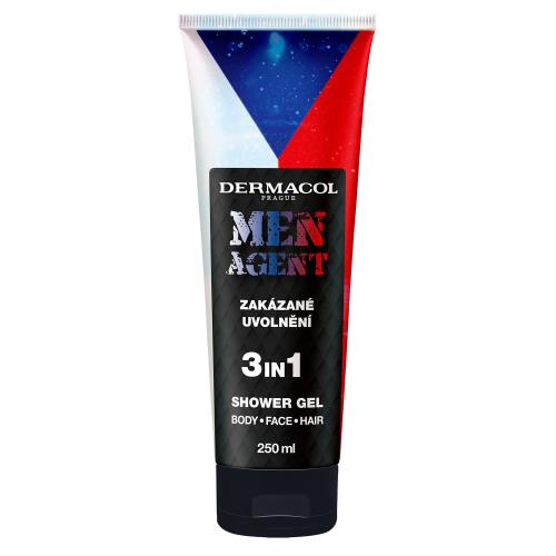 Dermacol Sprchový gél Zakázané uvoľnenie Men Agent (3in1 Shower Gél) 250 ml