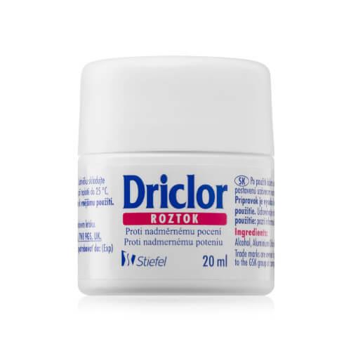 Driclor Antiperspirant roll-on proti nadmernému poteniu Solution 20 ml