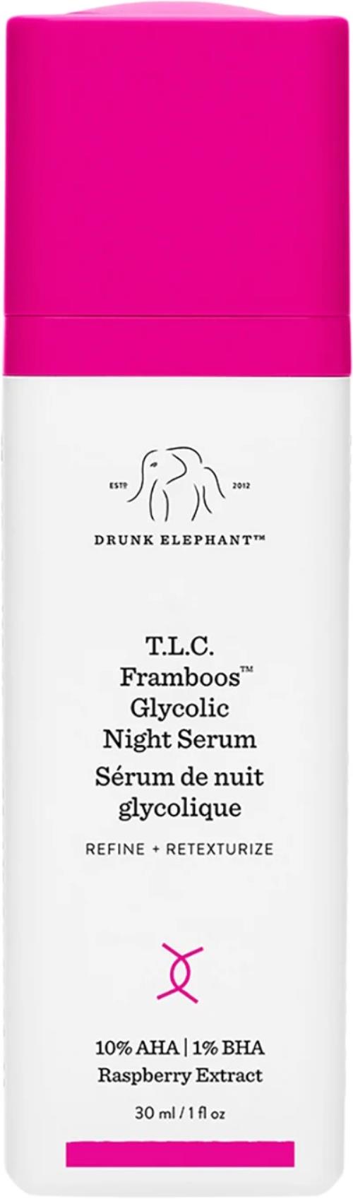 Drunk Elephant Nočné pleťové sérum TLC Framboos (Glycolic Night Serum) 30 ml