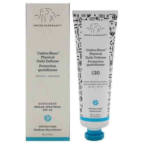 Drunk Elephant Pleťový opaľovací krém SPF 30 Umbra Sheer (Physical Daily Defense) 90 ml