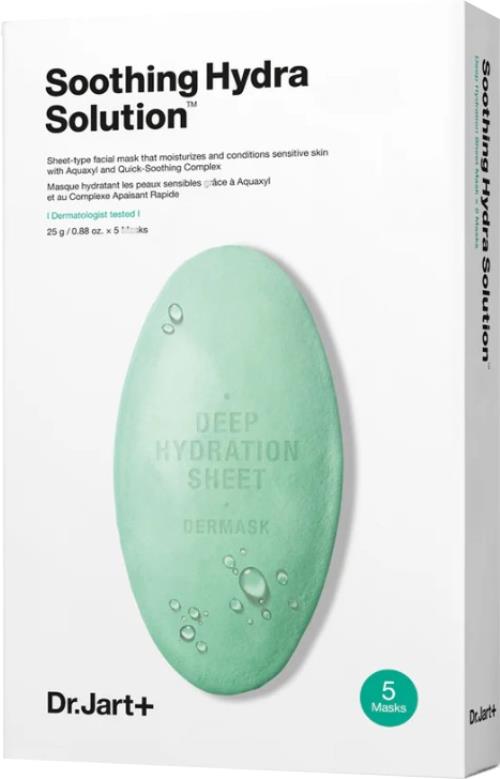 Dr. Jart+ Hydratačná a upokojujúca pleťová maska Dermask (Water Jet Soothing Hydra Solution) 5 x 25 g