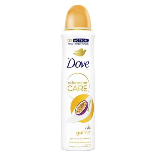 Dove Antiperspirant v spreji Advanced Care Passion Fruit & Lemongrass (Anti-Perspirant) 150 ml